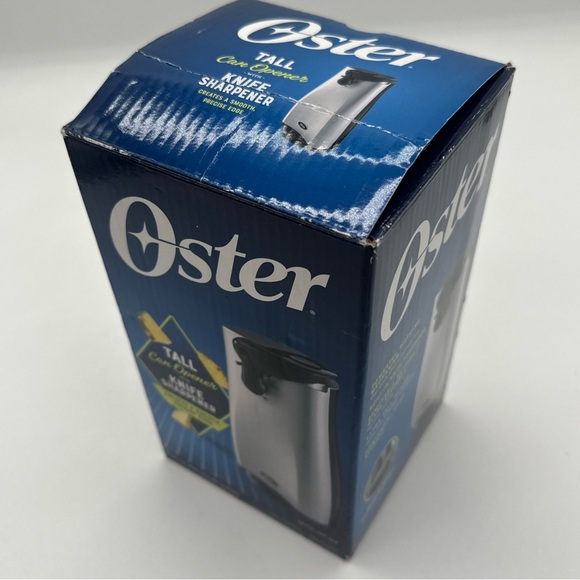 Oster Silver Electric Can Opener with Magnetic Lid Lifter – Hands-Free Operation - Picture 4 of 5